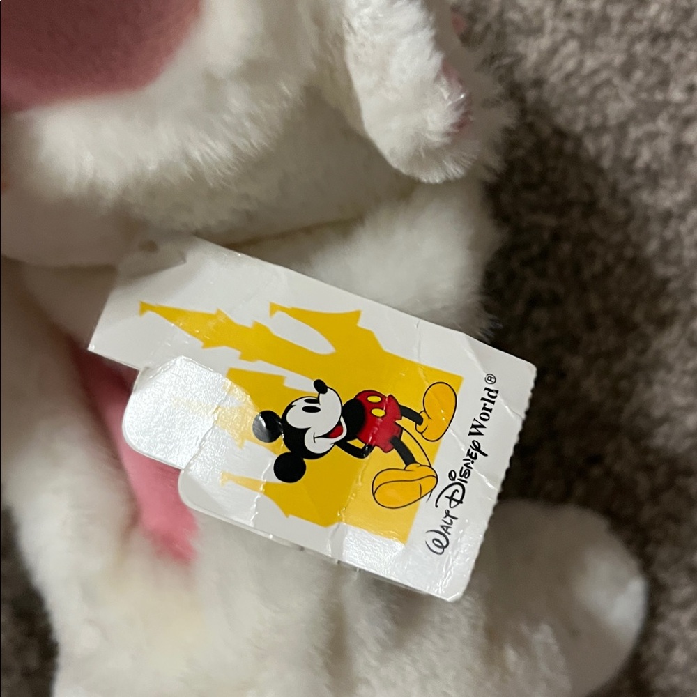 Vintage Disney Parks Aristocats Marie Christmas Plush Stuffed Animal New - Picture 9 of 10